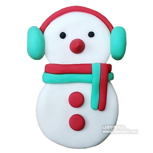 성탄절 눈사람 비누클레이 크리스마스 비누만들기