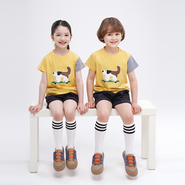 LG 2310 노랑강아지  어린이집원복 유치원원복(기관만주문가능)