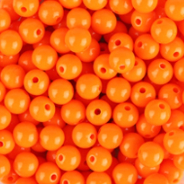 UN 5000 만들기재료 할로윈칼라 오렌지색 구슬비즈 1통
