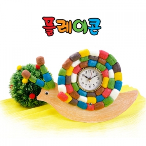 플레이콘달팽이시계(1인용) / 시계만들기/어린이집만들기 재료