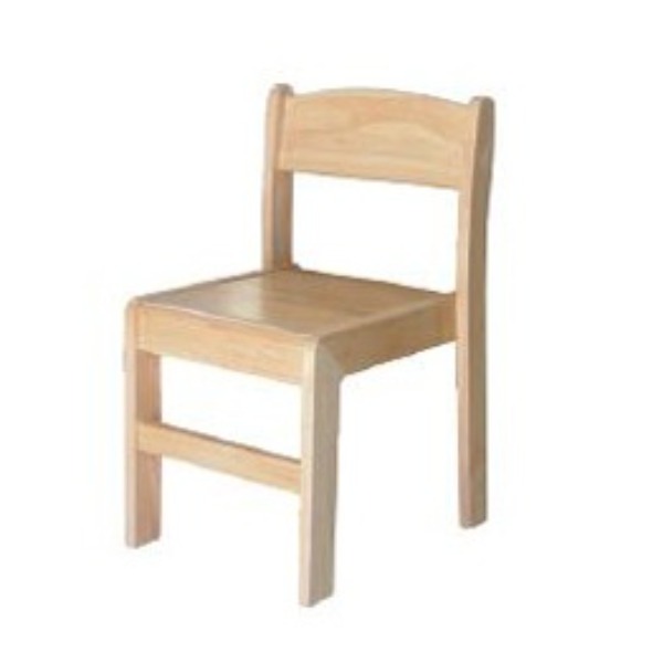 우드라인 유치 의자(300) 고무나무 어린이집 유치원의자