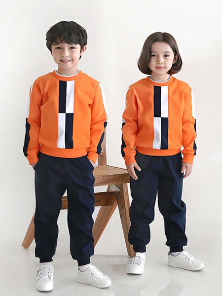 미래308(오렌지, 노랑, 보라)어린이집 활동복 유치원 활동복