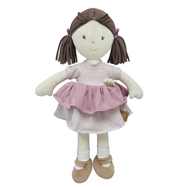 MK유아인형 애착인형 6502-03 보라줄무늬 보니카소녀